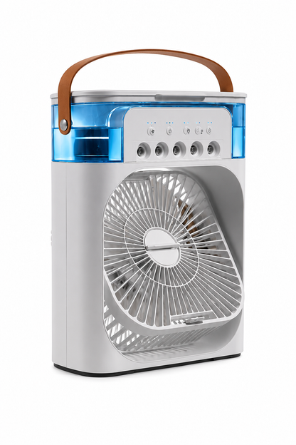 Ventilador Climatizador con pulverizador portátil