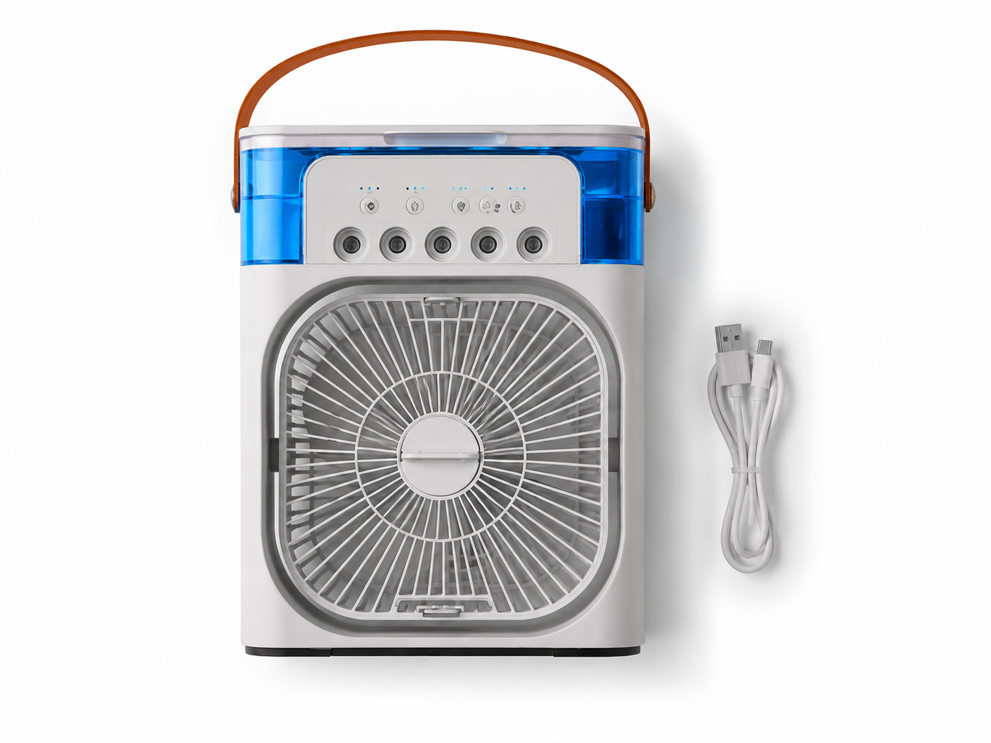 Ventilador Climatizador con pulverizador portátil