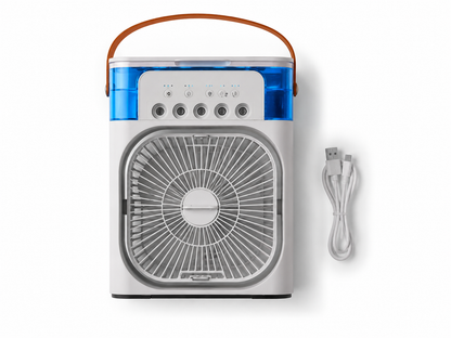 Ventilador Climatizador con pulverizador portátil