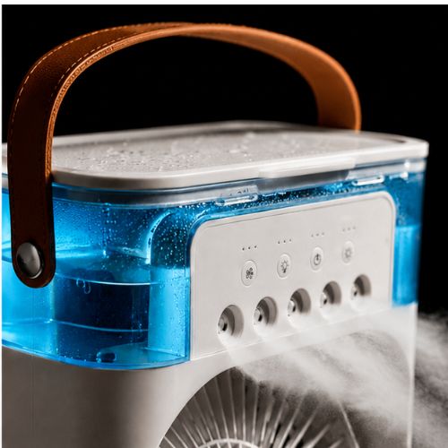 Ventilador Climatizador con pulverizador portátil